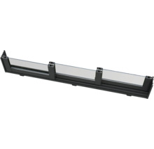 Querschnitt eines Fensterrahmens mit Verglasung