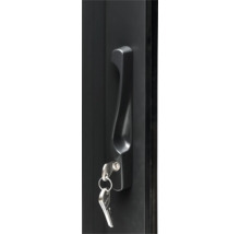 Türgriff mit Schlüssel im Schloss