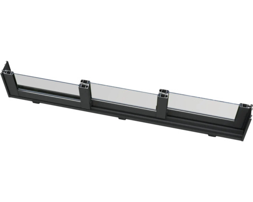 Fensterrahmen aus Aluminium und Glas