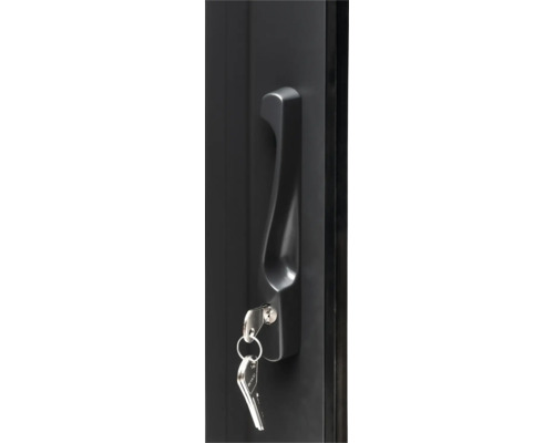 Türgriff mit Schlüssel im Schloss