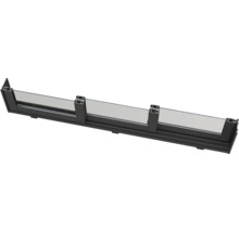 Glasgeländerprofil mit Aluminiumrahmen