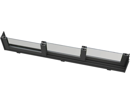 Balkongeländer aus Glas und Aluminium