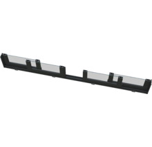 Lange Glasbalustrade mit Aluminiumrahmen