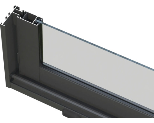 Fensterprofil mit Glas
