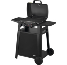 Gasgrill mit zwei Brennern, Seitenablagen, Grillrost und Unterschrank