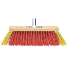 Kehrbesen mit Holzkorpus und Borsten