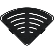 Eckregal mit Ablaufrillen für Duschutensilien