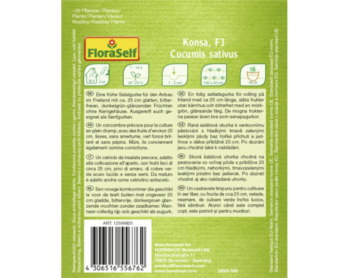 Konsa F1 Gurkensamenpackung