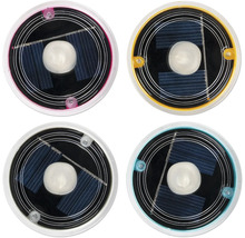 Vier Solarleuchten für den Aussenbereich