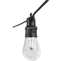 Lichterkette mit einer klaren Glühbirne