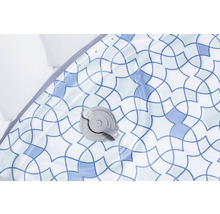 Detail einer Poolfolie mit Ventil