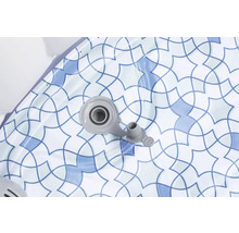 Detailansicht eines aufblasbaren Whirlpools mit Ventil