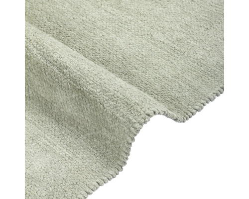 Detailansicht eines Teppichs mit kurzem Flor