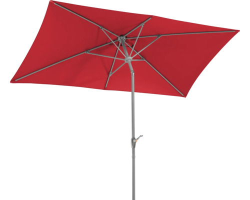 Rechteckiger Sonnenschirm mit Kurbel