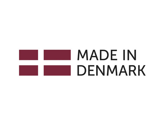 Hergestellt in Dänemark Siegel