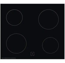 Glaskeramikkochfeld mit vier Kochzonen
