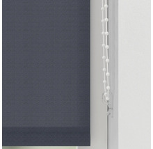 Graues Seitenzugrollo mit Kettenzug