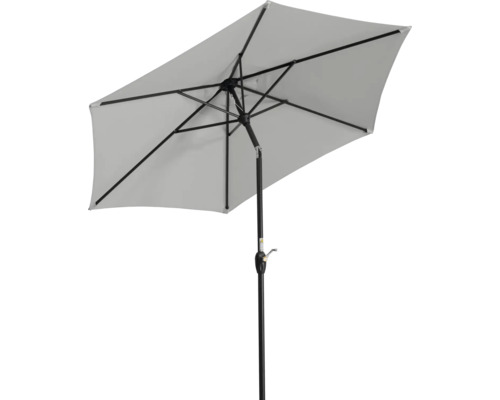 Rechteckiger Sonnenschirm mit Kurbelmechanismus