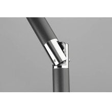 Detailaufnahme eines Sonnenschirm-Gelenks aus Metall