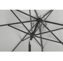 Detailansicht des Gestells eines Sonnenschirms