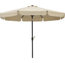 Beiger Sonnenschirm für den Garten