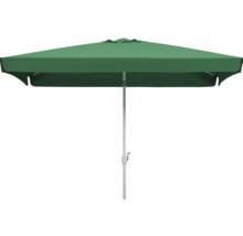 Quadratischer Sonnenschirm mit Kurbelmechanismus