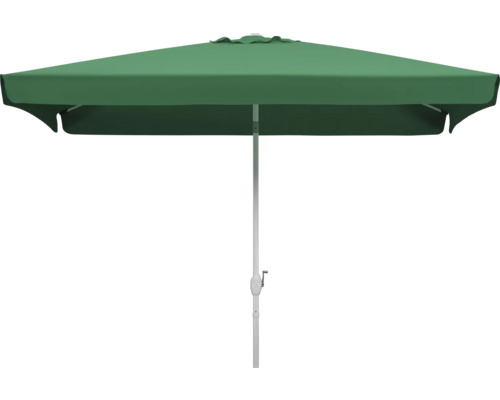 Quadratischer Sonnenschirm mit Kurbelmechanismus