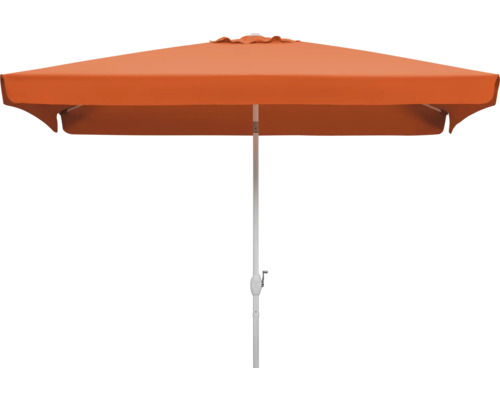 Quadratischer Sonnenschirm mit Kurbelmechanismus