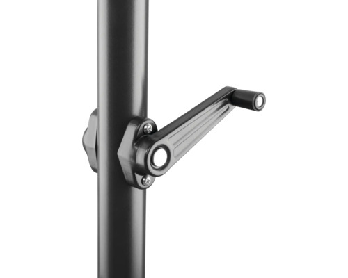 Kurbelmechanismus eines Sonnenschirms zur einfachen Bedienung