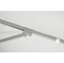 Detailansicht eines Metallgestells