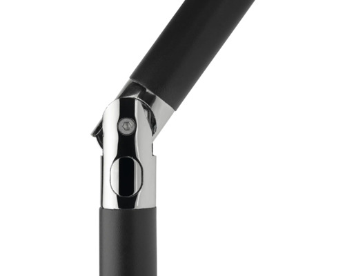 Detailaufnahme eines Metallgelenks mit Schraube