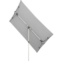 Rechteckiger Sonnenschirm mit Gestell und Stoffbespannung