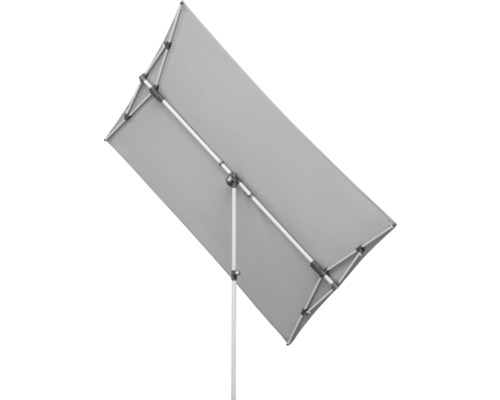 Rechteckiger Sonnenschirm mit Gestell und Stoffbespannung