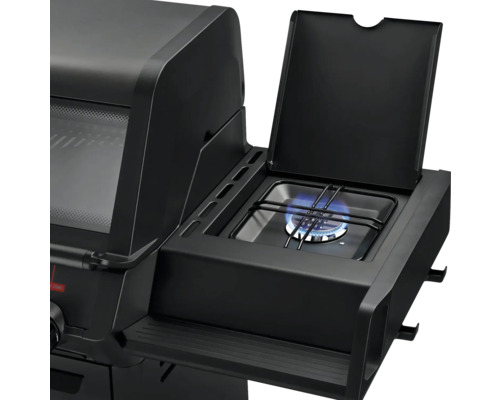 Gasgrill mit Seitenkochfeld im Detail