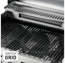 Grill mit Warmhalterost und Switch Grid Grillrost