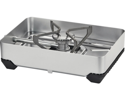 Einzelner Gaskocher für den Außenbereich.