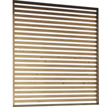 Holz Sichtschutzzaun zur Grundstücksabgrenzung