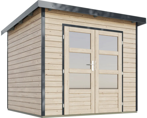 Gartenhaus aus Holz mit Doppeltür