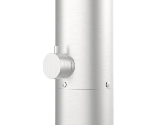 Detailansicht einer Armatur aus Metall