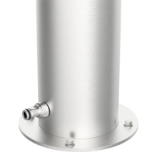 Edelstahlsäule mit Wasserhahn für den Garten