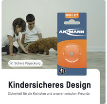 Ansmann SR66 377 Knopfzellenbatterie mit kindersicherer Verpackung