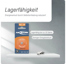 Ansmann SR57 Knopfzellenbatterien in Verpackung