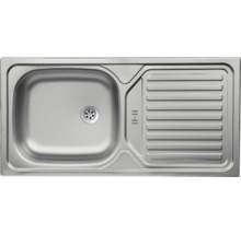 Edelstahlspüle mit Abtropffläche