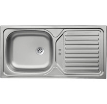 Edelstahlspüle mit Abtropffläche