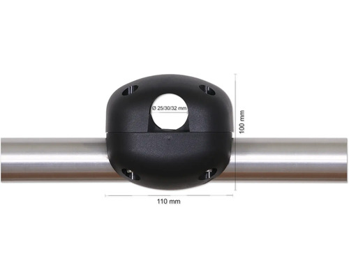 Rohrverbinder mit den Maßen 25, 30 und 32 Millimeter