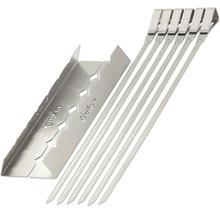 Grillspieße mit Halter aus Edelstahl