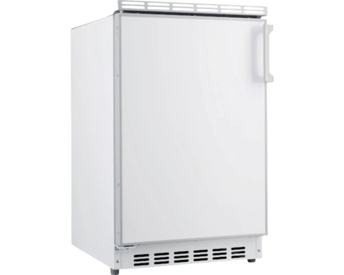 Weißer Kühlschrank mit einer Tür und einem Griff