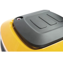 Detailansicht eines Rasenmähroboters