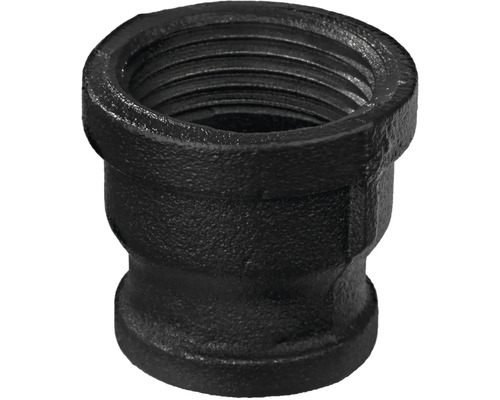Schwarze Tempergussfitting Muffe mit Innengewinde