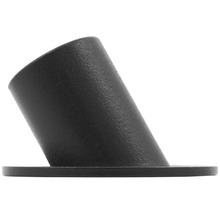 Schwarzer Rohrdurchgang aus Kunststoff